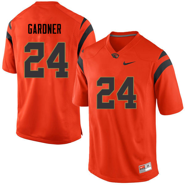 Men Oregon State Beavers #24 Justin Gardner College Football Jerseys Sale-Orange